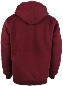 img 3 attached to 🧥 Warm and Cozy: Sherpa Lined Boys Hoodie with Full Zip and Long Sleeves for Youth