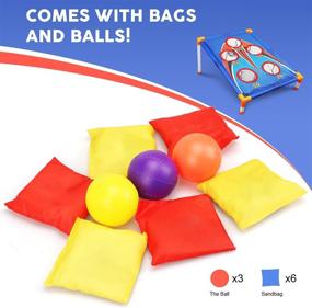 img 1 attached to Unleash the Fun with TOY Life Cornhole Outdoor Games – Perfect for Sports & Outdoor Play!