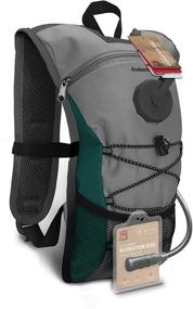 img 4 attached to 🎒 Stay Hydrated on the Go: Avalanche Hydration Backpack, Lightweight with 1L Water Bladder for Hiking, Camping, Running, Festivals