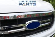 🔴 enhance your 2019 2020 ranger with limitlessparts red grill letters inserts: durable abs plastic inserts, not thin decals logo