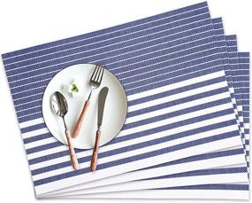 img 3 attached to 🍽️ Washable Indoor Kitchen Dinner Placemats