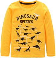 howjojo boys' cotton t shirts: adorable dinosaur graphics for cool tops, tees & shirts logo