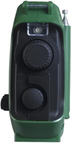 img 4 attached to 📻 Kaito KA500IP-GRN Voyager Зеленый солнечно-динамический радиоприёмник AM/FM/SW NOAA Weather с оповещением и возможностью зарядки мобильного телефона