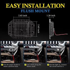 img 1 attached to BUNKER INDUST Driving Waterproof Tractor Lights & Lighting Accessories