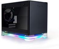 💡 inwin a1 plus черный mini-itx башня: argb подсветка, 650w золотой блок питания, беспроводное зарядное устройство qi - компьютерный корпус-шасси. логотип