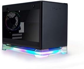 img 4 attached to 💡 InWin A1 Plus Черный Mini-ITX башня: ARGB подсветка, 650W золотой блок питания, беспроводное зарядное устройство Qi - компьютерный корпус-шасси.