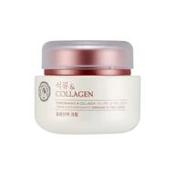 🍎 the face shop pomegranate & collagen volume lifting cream - 3.38 fl oz (1 pack) logo