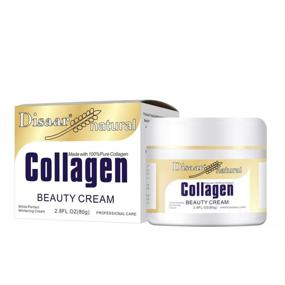 img 4 attached to 💆 DISAAR Collagen Beauty Cream for Forehead, Neck Lines, Smile Wrinkles, Facial Spots, Dry Skin, Weak Muscles - Improve Your Face - 80g