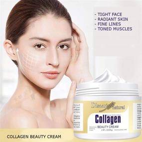 img 1 attached to 💆 DISAAR Collagen Beauty Cream for Forehead, Neck Lines, Smile Wrinkles, Facial Spots, Dry Skin, Weak Muscles - Improve Your Face - 80g