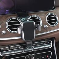 📱 premium air vent phone holder for mercedes-benz e-class 2018-2019 | secure mount for iphone, samsung, and other 4.7/5-inch smartphones logo