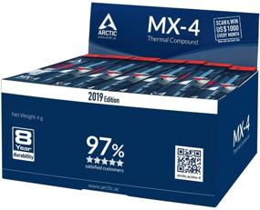 img 1 attached to Арктический термопаста MX-4 4G 2019 EDITION (4.0 г): Исключительные характеристики охлаждения для 2019 года.