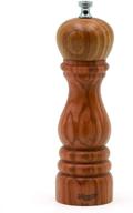 🌿 bisetti imperia olive wood pepper mill grinder - 7.48 inch: premium quality seasoning tool with elegant olive wood design logo