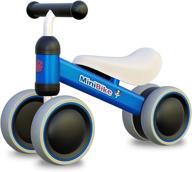 baby balance bike: no-pedal tricycle for 10-24 months | ideal ride-on toy for one year old boys and girls | perfect gift for first birthday, thanksgiving, and christmas celebrations | suitable for indoor and outdoor activities logo