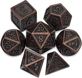 img 1 attached to 🔥 Forged in Fire: Blacksmith Craft Dice Set for Dungeons & Dragons (DND)