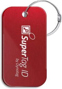 img 2 attached to Dynotag anodized aluminum travel accessories for secure luggage tags & handle wraps - lifetime recovery in style!