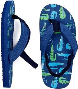 img 4 attached to Пляжные сандалии Toddler Little Beach Alligator