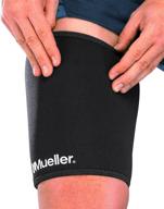 🔴 neoprene black thigh sleeve (each) logo