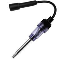 🔌 efficient engine tester: obdresource spark plug ignition test light for automotive, car, lawnmower, chainsaw, motorcycle, internal/external engines - 12v in-line straight boot logo