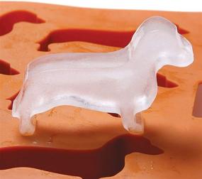 img 3 attached to 🐶 Dachshund Dog Silicone Ice Cube Molds and Tray by LYWUU