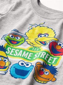 img 1 attached to Sesame Street Boys' Short Sleeve T-shirt