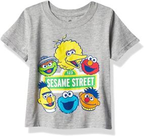 img 2 attached to Sesame Street Boys' Short Sleeve T-shirt