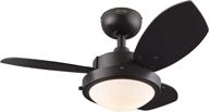 💡 westinghouse lighting 7233000 wengue indoor ceiling fan, 30 inch, espresso - with light логотип