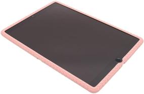 img 1 attached to 📱 Veamor iPad 10.2 Inch 2021/2020/2019 Silicone Back Case Cover, Anti-Slip Protective Skin Bumper for Apple iPad 9th/8th/7th Generation, Kids-Friendly/Shockproof (Pink)