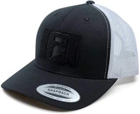 img 4 attached to 🧢 Pull Patch Tactical Cap: Curved Bill Snapback Hat with Loop Surface – Attach Morale Hook Patches!