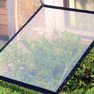 🌱 10x10 heavy duty clear tarps: waterproof protection for greenhouse, garden, and patio logo