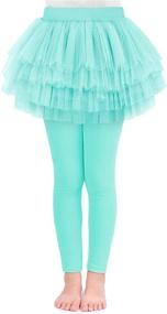 img 4 attached to 👧 BOOPH Footless Leggings Skirts for Girls: Clothing and Leggings