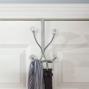 img 2 attached to Convenient Home Basics Door Hook Chrome - Effortlessly Maximize Your Space!