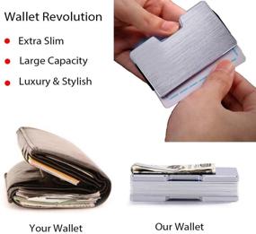 img 3 attached to 🔒 SEO-Enhanced Men's Minimalist Pocket Blocking Wallet for Enhanced Accessory Protection