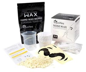 img 4 attached to 🔥 Nose Hair Removal Wax Safe, Quick, and Painless for Men and Women