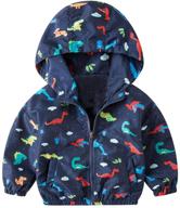 🦖 adorable motteecity boys toddler clothes with cartoon dino design & easy zipper closure logo