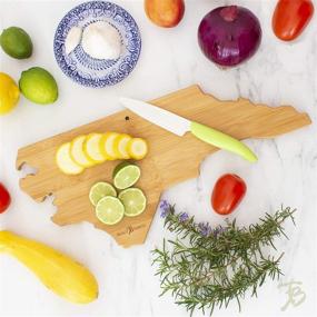 img 2 attached to North Carolina State Shaped Serving and Cutting Board by Totally Bamboo - Wall Display and Hang Tie Included