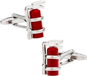 img 4 attached to Cuff Daddy Extinguisher Firefighter Cufflinks Presentation