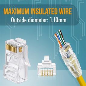 img 2 attached to Standard Industrial Electrical Connectors - Unshielded Connectors for Wiring & Connecting