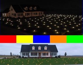img 4 attached to Lawn Lights LED Outdoor Decoration: Christmas, Multicolor, 36-10, Static Illumination