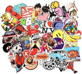 img 2 attached to 50 500Pcs Motorcycle Graffiti Skateboard Stickers