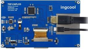 img 3 attached to 🖥️ Ingcool 7-дюймовый HDMI LCD: Высоко-разрешающий емкостный сенсорный экран для Raspberry Pi 4, 3, 2, 1 B B+ A+ и ПК – Совместим с Windows 10/8.1/8/7.