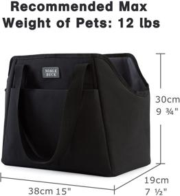 img 3 attached to 🐶 Noble Duck Small Dog Carrier Purse: Stylish and Versatile Pet Tote Bag for Safe and Convenient Travel