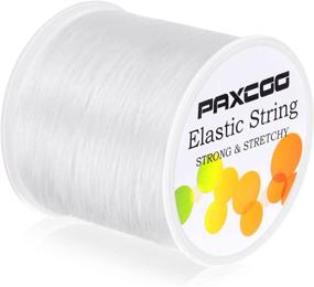 img 4 attached to 🧵 Flexible and Durable 1mm Elastic Bracelet String Cord by Paxcoo - Perfect for Bracelet and Jewelry Making