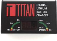 🔋 revolutionary titan digital charger for hassle-free airsoft lithium ion battery charging logo