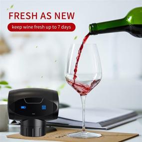 img 2 attached to 🍷 marofin Electric Wine Saver Vacuum Pump: Preserving Wine Bottle Freshness with Wine Stopper- Wine Bottle Sealer