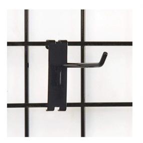 img 1 attached to 🔌 NAHANCO GWH4B Gridwall Hooks in Sleek Black Finish
