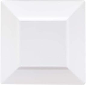 img 2 attached to White Plastic Dinner Plate Square