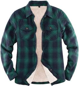 img 4 attached to Flannel Pocket Jackets for Women - Trendy Coats, Jackets & Vests in ThCreasa Women's Clothing
