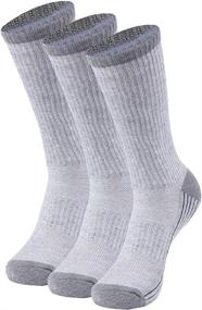 img 4 attached to 🧦 Bamboo Socks, Sunew Soft Unisex Moisture-Wicking Hiking Crew Cushioned Dress Casual Socks - Available in 1, 3, or 6 Pairs