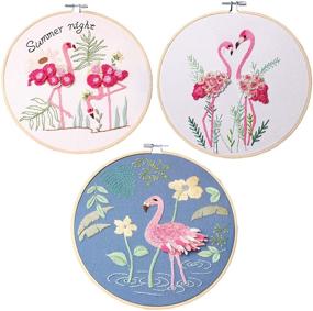 img 4 attached to Embroidery Beginners Starter Flamingo Pattern