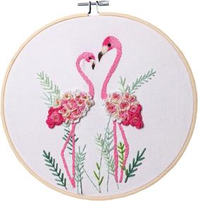 img 3 attached to Embroidery Beginners Starter Flamingo Pattern